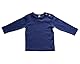Leela Cotton Baby/Kinder Langarmshirt aus reiner Bio-Baumwolle, Navy, 98/104