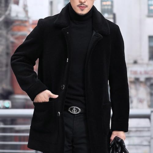 Veste en velours synthétique homme vêtement extérieur décontracté
