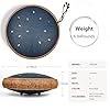 Steel Tongue Drum - 14 Inch 15 Note Tongue Drum - Hand Pan Drum with Music Book, Handpan Mallets and Carry Bag, C Major, Navy Blue #5