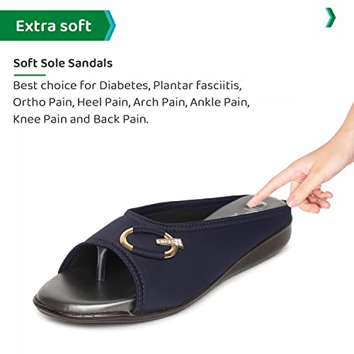 Image of ORTHO JOY Fancy doctor slippers | Soft slipper for women | Comfortable footwear for women stylish