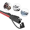 Cleqee SAE Extension Cable 10AWG 3.3ft/1m Quick Disconnect Wire Harness SAE Connector with Polarity Reverse Adapter for Automotive, Solar Panel, Motorcycle, Cars, Tractor #3