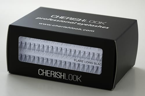 Cherishlook Professional 10packs Eyelashes - Flare Long Black