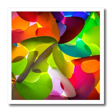 8x8 Iron on Heat Transfer for White Material - Thailand, Chiang Mai, Thai Market Place Abstracts