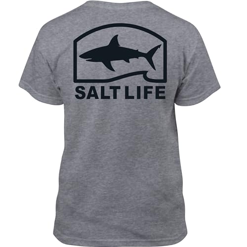 Salt Life Unisex-Child Pro Salt Shark Youth Short Sleeve Tee