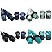 New 2026 Unisex 2Pairs 6Mm-10Mm Acrylic Ear Expanders Tapers Gauges Strechers Flesh Gift For Unisex Earring Stud Piercing Body Jewelry Findings Fashion Trendy Accessories Creative For Women And Men