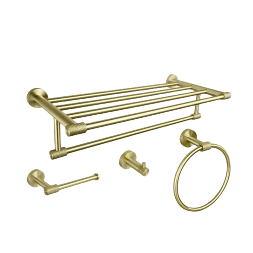 Kit accessoires salle de bain chrome : fixations durables contre la rouille et le désordre