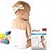Blowout Blocker Diaper Extension - Prevent Diaper Blowouts (White)