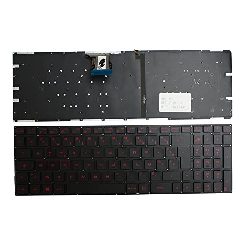 Clavier PC portable Asus GL702VM-DB74 rétroéclairé noir de rechange