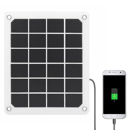 Mini panel solar de 6w cargador USB 5V de celdas solares portátiles 2