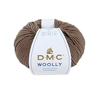 Laine Woolly DMC 100% Mérinos - Pelote 50 Gr, Douceur Extrême Pour Peaux Sensibles - Tricot Et Crochet