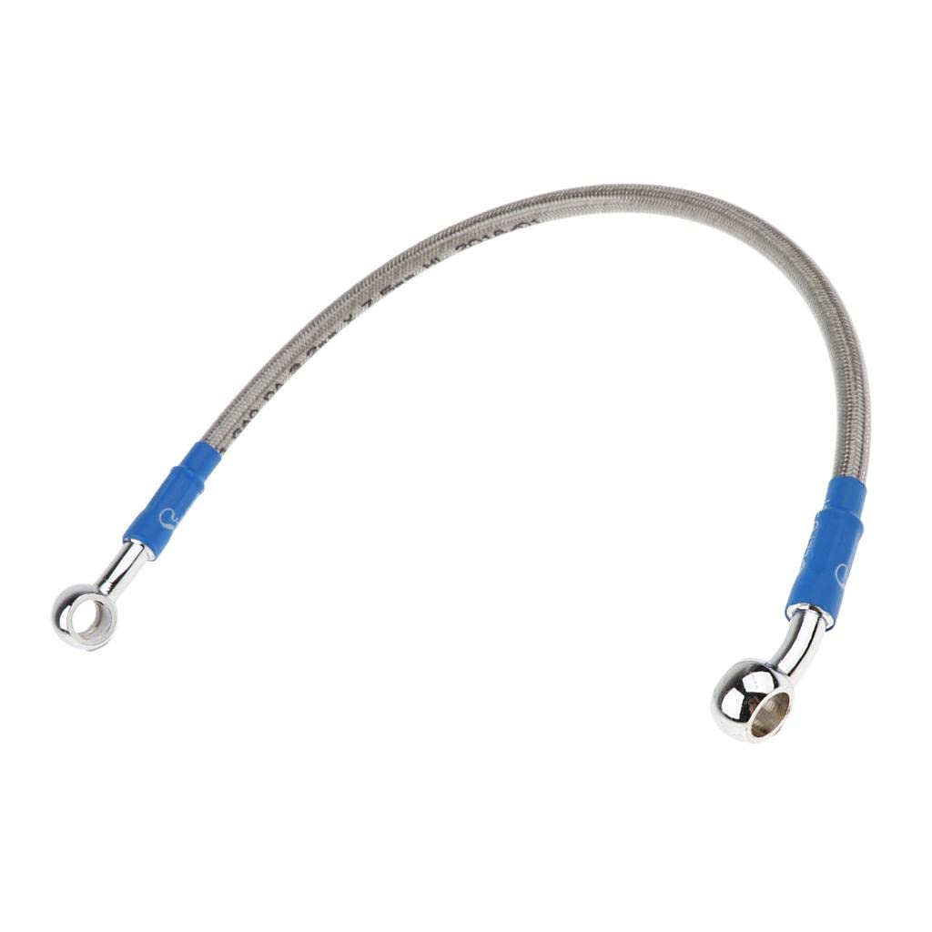 LOOM TREE® Motorcycle Brake Oil Hose Line Pipe Fitting Stainless Steel Braided 39Cm | 1 Piece Brake Oil Hose Line - Image 4 thumbnail