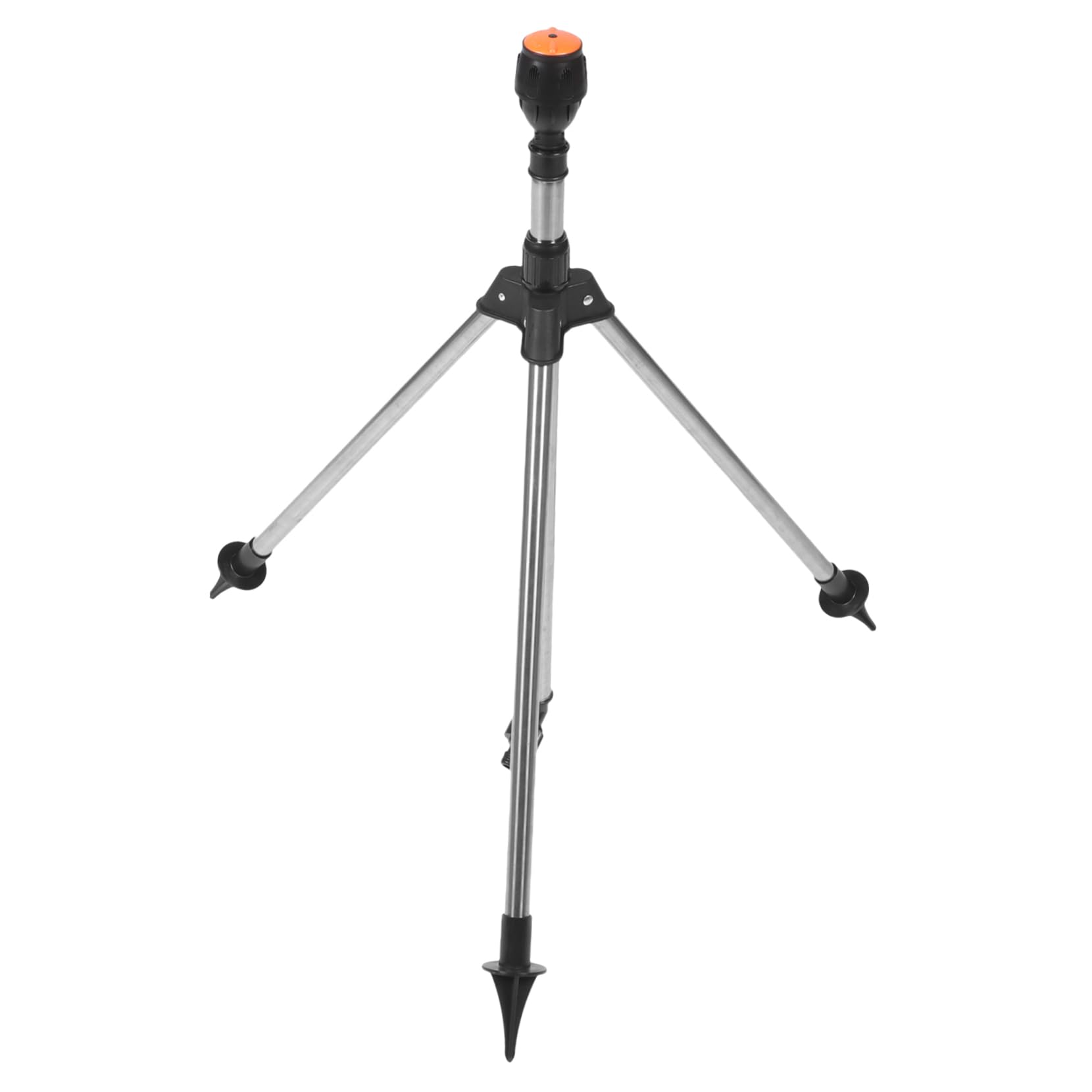 ibasenice Arroseur Automatique Rotatif Rétractable à Trépied en Alliage D'aluminium et Plastique pour Pelouse et Plantes, Irrigation Jardin