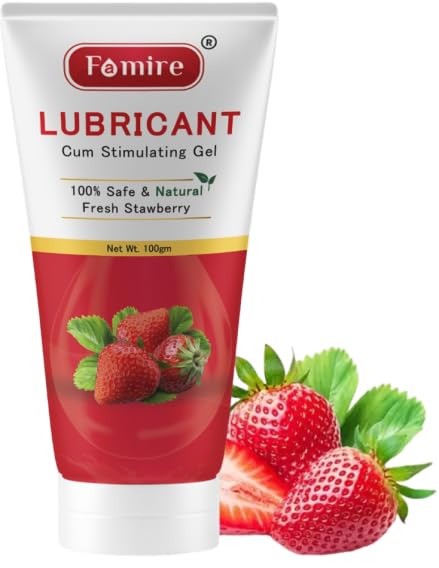 Famire Strawberry Lubricant Gel I Water Based IInstant Arousal with Soothing Effects Lubricant (100 L)-picture-27
