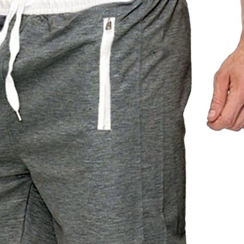 Short deportivo cómodo para hombre con bolsillos y cordón miniatura 3