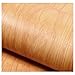 AINITAOCOM Self Adhesive Vinyl Maple Wood Grain Contact Paper for Kitchen Cabinets Wallpaper Peel Stick Wallpaper Yellow Walls Carfts Removable 15.7
