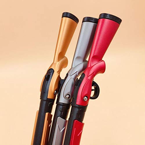 3 bolígrafos gel con forma de pistola para oficina miniatura 3