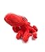 Onwomania Peluche Peluche Animal Poulpe Poulpe Poulpe calmar Rouge 20 cm