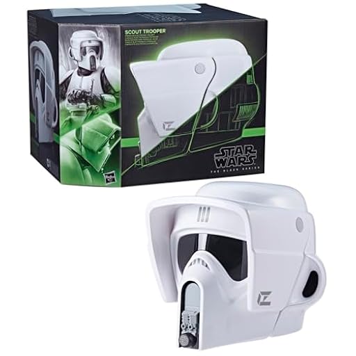 Star Wars The Black Series - Casco electrónico premium de soldado explorador Retorno del Jedi - Artículo para juego de rol de adultos | Ya disponible en tu tienda friki favorita! En mundofriki.es!