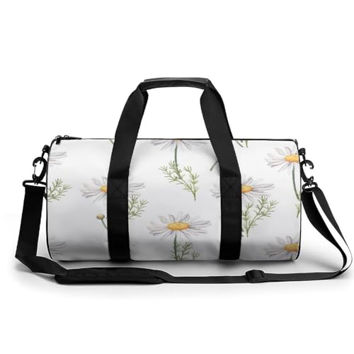 Sac de voyage Fleurs Blanches pour un week-end d'évasion en camping ou randonnée