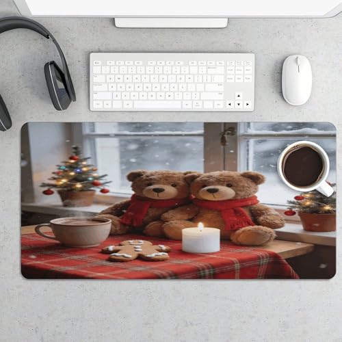 Christmas Joy Desk Pad de caucho 30x60cm impermeable miniatura 5