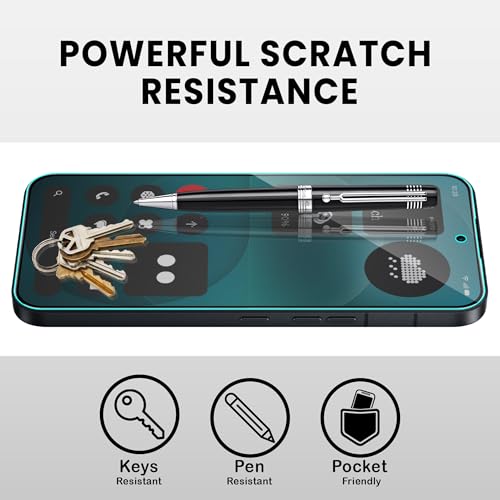 Image of ArmourPro Anti Glare Matte Tempered Glass for Nothing Phone (4A) Plus, Anti Fingerprint Screen Protector, 9H Scratch Resistant, Smooth Touch, Easy Installation Kit with Cable Protector