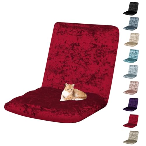 xxbg܂肽݃tA`FAJo[A_Chp^[fUCAw44`58cmɃtBbgAꕔ~߉H(Burgundy)