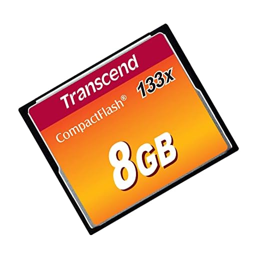 Transcend 8GB CompactFlash Memory Card 133x (TS8GCF133)