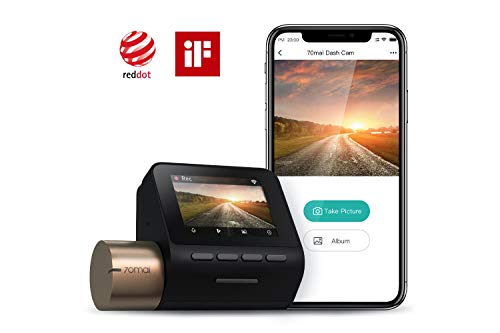 70mai Dash Cam Lite, Dash Cam Recorder Camcorder, High Resolution 1080p, Parking Monitor