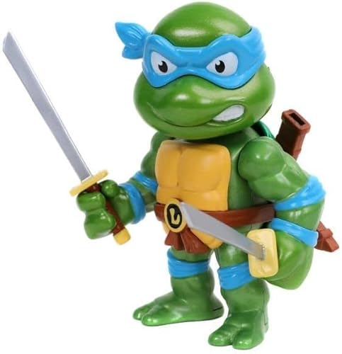 Miniatura 2 de Jada Toys Teenage Mutant Ninja Turtles 4 Leonardo - Figura fundida a presión, juguetes para niños y adultos, color azul