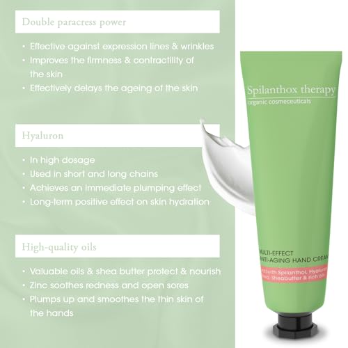 Spilanthox therapy, Multi Effect Anti-Aging Hand Cream, Hand Cream for Silky-Soft Hands, Spilanthol & Almond Oil - Image 3