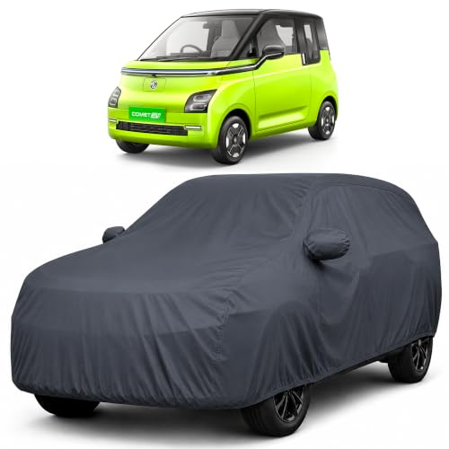 Image of Autofact Premium Car Cover for Comet | All Weather Waterproof Full Body Car Cover | Light-Weight Triple-Stitched Outdoor Shield with UV Protection, Dustproof & Heat-Resistant