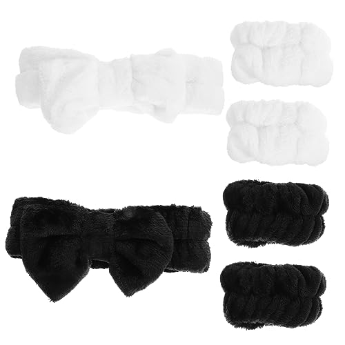 PATKAW 1 Juego De Corbata Para El Pelo Pulsera Cinta Para La Muñeca Cintas Para El Pelo Bandas Para La Cabeza Diademas De Maquillaje Banda Para La Cabeza Para El Cuidado De La