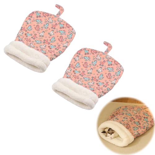 EDTGNBKY Cat Winter Sleeping Bag Soft Warm Cozy Pet Bed