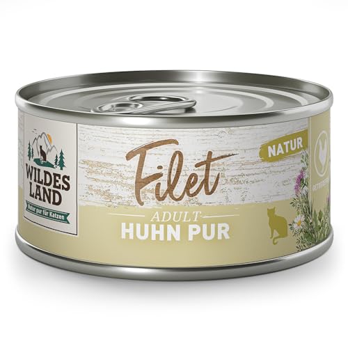 Wildes Land - Filet Huhn Pur | Natur - 12x80g - Nassfutter