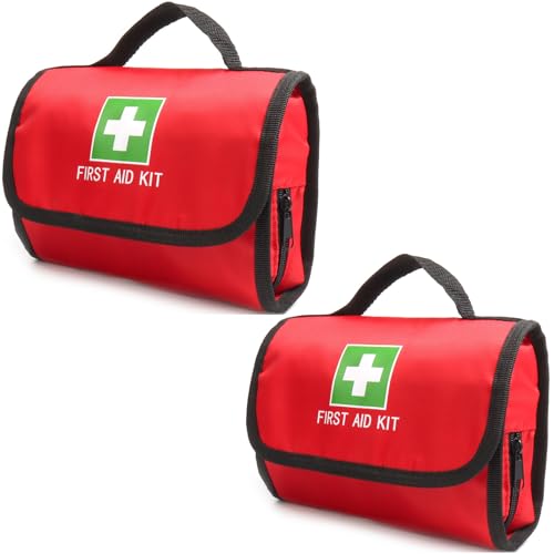 Trousse de premiers secours compacte lot de 2 sacs de survie vides pour le sport et le bureau