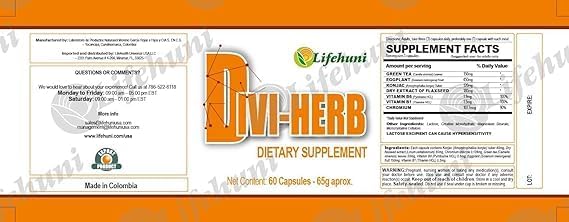 Miniatura 4 de RUUFE Divi her Dietary and Maca Life (paquete de 2) Divi her 60 Suplemento y Maca Life 60 por Life huni