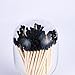3'' Black Matches Included, Glass Match Holder with Striker, Glass Match Cloche with Striker, Matches in a Jar with Striker, Safety Matches Jar, Long Fireplace Matches for Fireplace BBQ Grill