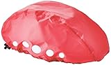 Playshoes Unisex Kinder Regenschutz Für Fahrradhelme Wasserdichter Regenüberzug Helm-Überzug, Rosa, S EU