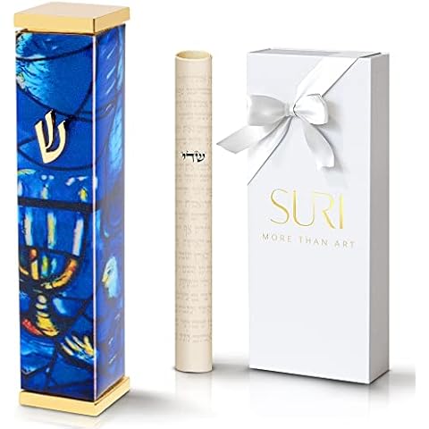 SURI Mezuzah with Scroll Cover