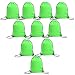 Bonaweite Drawstring Bag Folding Sport Backpack Canvas Nylon Gym Training Sackpack Storage Portable Use