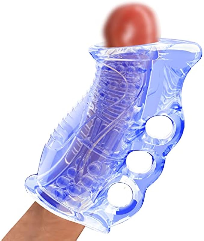 Male Masturbator Sex Adult Toys Pocket Pussy Stroker, Anal Sex Doll Pussy Ass for Men Masturbation Oral Sex Handjob Glans Training Tool Penis Trainer Massager Open-Ended Penis Sleeve for Blowjob Toy