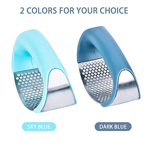 Loijon Aço inoxidável imprensa de alho balancim triturador de alho máquina de lavar louça segura fer