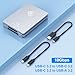 CFexpress Type A and SD Dual-Slot Card Reader, USB 3.1 Gen 2 10Gbps CFexpress Reader, Portable CF Express Card Reader Included USB C to USB A/C Cable, Compatible with Windows/Mac/Linux/Android