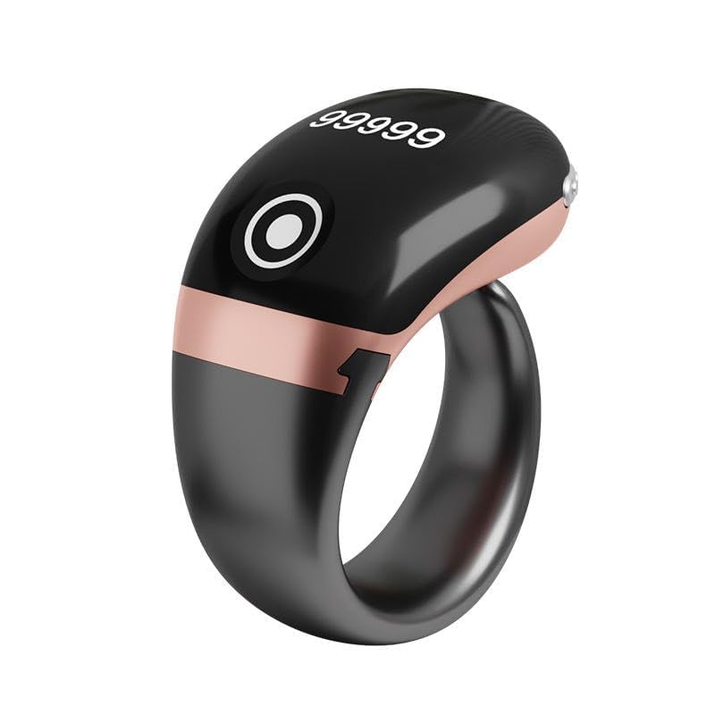 Jaap Counter Ring with HD OLED Display Adjustable Size Rechargeable Counter Vibration Alerts Spiritual Prayer Tracker Gift for Men Women Daily Use-picture-21