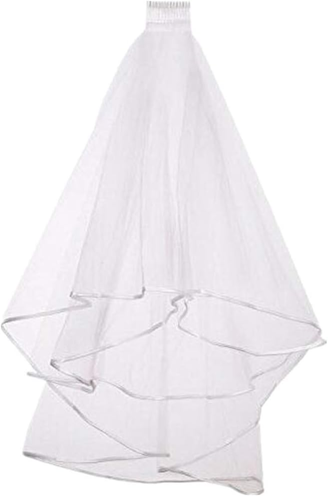 1.5M Elegent Simple Lace with Comb Wedding Veil One Size White Ivory Bridal Veil Wedding Accessories