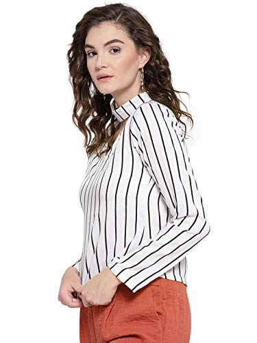 Image of Berrylush Solid A-Line Top for Women