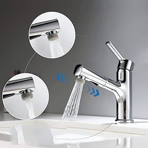 Robinet de lavabo rétractable pour simplifier la routine de la salle de bain
