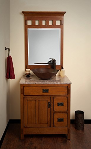 Novatto Catalonia Copper Vessel Sink, Antique #TOP3