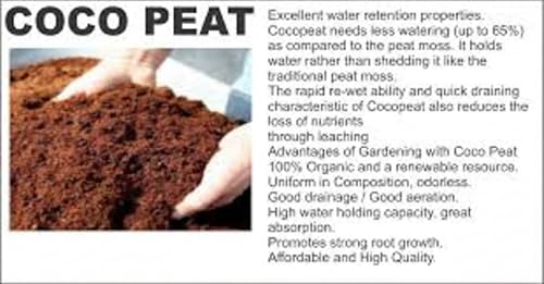 Image of MyOwnGarden Low EC COCOPEAT Powder (Without Salt Content) for Plants - Manure, Pack of 1Kg RootBoost Premium,Hydromax Low Salinity Cocopeat for Hydroponics & Gardening GreenBloom Organic