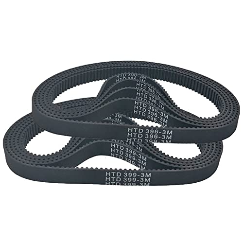 Correa HTD3M 381mm para solucionar holguras mecánicas en ejes de transmisión